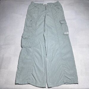 BDG Cargo Pants Womens Medium Wide Leg Baggy Y2K Streetwear Hip Hop Cotton